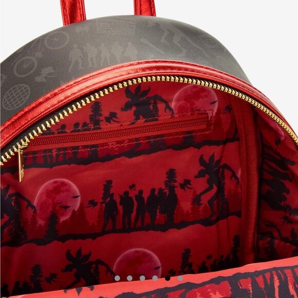 Loungefly Stranger Things Group Portrait Light Up Mini Backpack - Picture 8 of 8